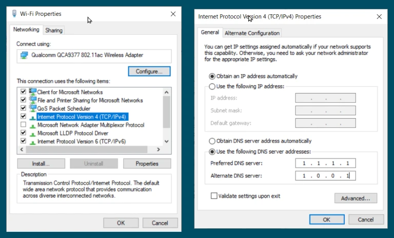 win10-dns